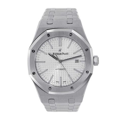 audemars piguet royal oak 41mm white dial|ap royal oak mm price.